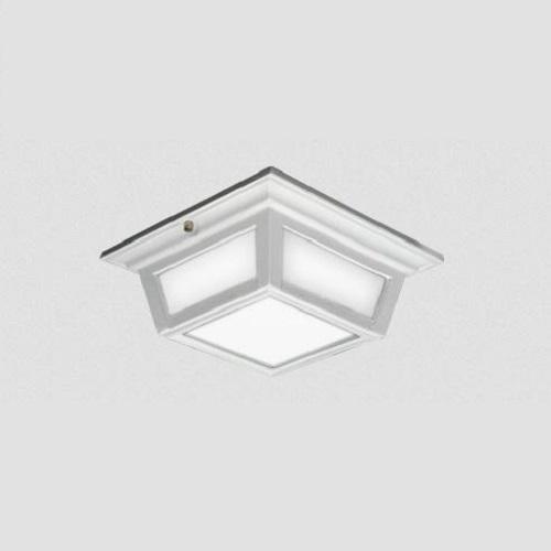 Plafon de fundición de aluminio con vidrio satinado negro